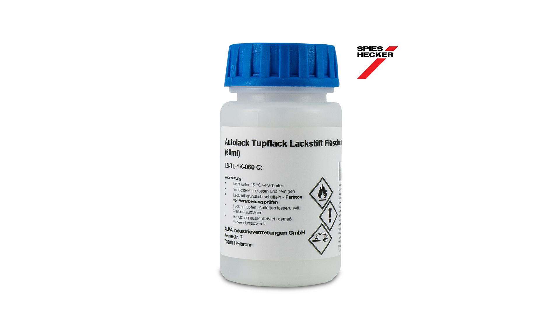 Lackstift Piaggio 595 Bianco Stella 60ml Spies Hecker-Zweischichtlack