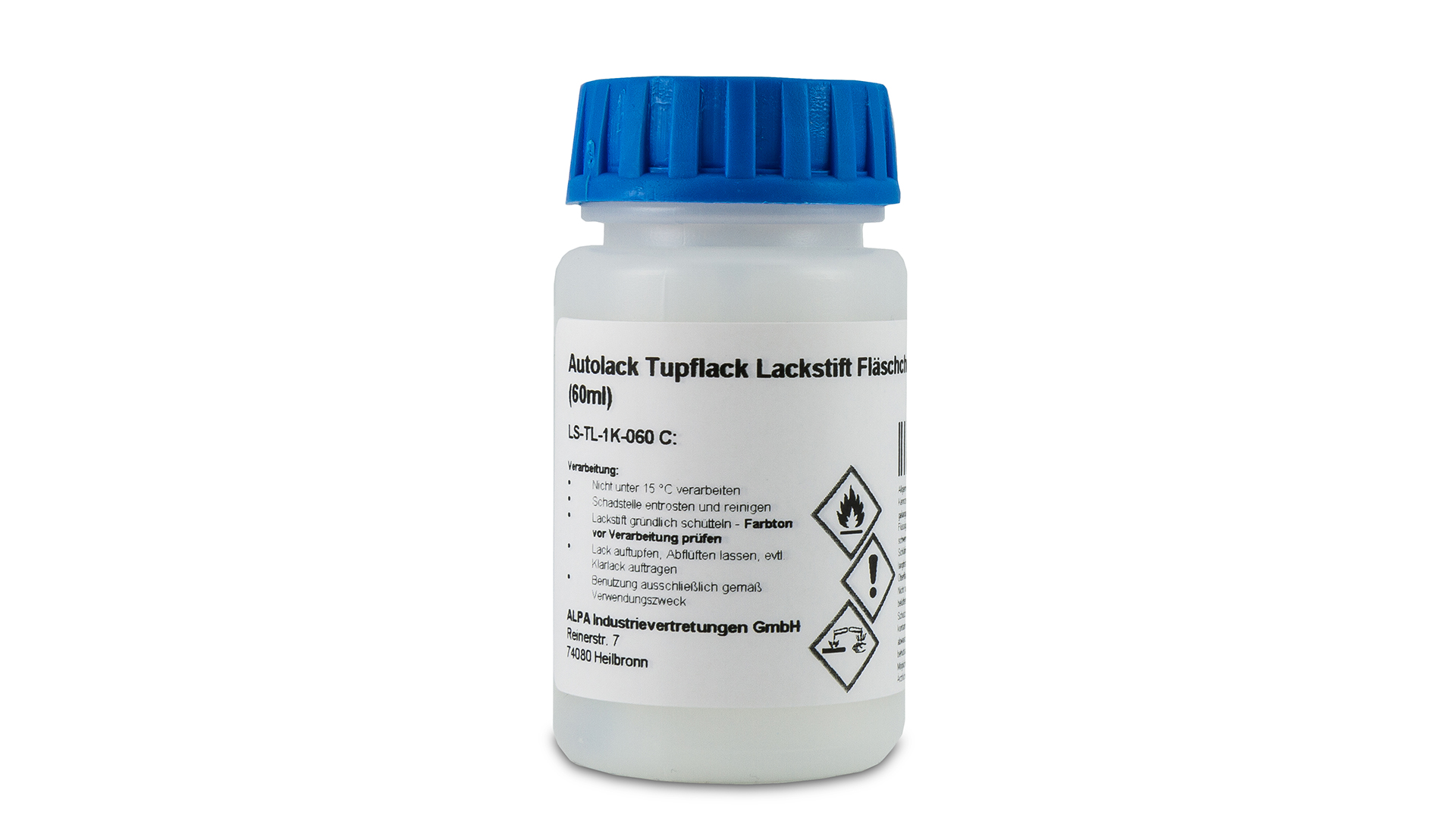Lackstift Piaggio 118 Blu Metallic 60ml profiautolacke-Zweischicht-Wasserlack