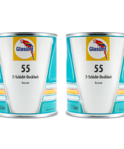 Gebinde Piaggio 106 Bianco Mica 2x1000ml 1K Glasurit-Dreischichtlack